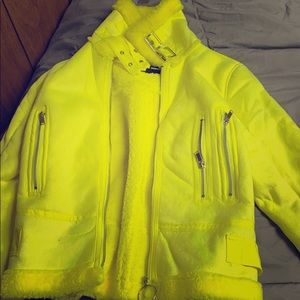 Neon yellow jacket